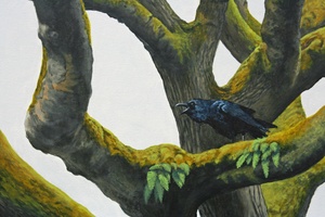 Raven Tree  - 24 x 36"  SOLD